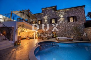 Otok Krk - Luksuzna kamnita vila z bazenom