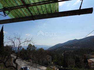 OPATIJA, IČIĆI, POLJANE - gradbeno zemljišče 4400m2 Z GRADBENIM DOVOLJENJEM!!! s pogledom na morje + stara hiša 130m2