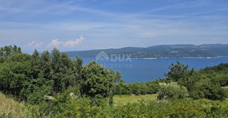 ISTRA, RABAC, OKOLICA - Gradbeno zemljišče s čudovitim pogledom na morje