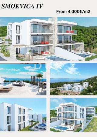 KLENOVICA - Apartma s skupnim bazenom in pogledom na morje