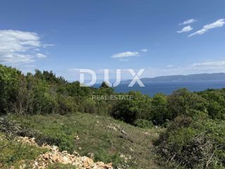 ISTRA, LABIN (OKOLICA) - Zemljišče s panoramskim pogledom na morje
