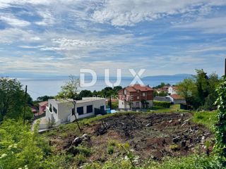OPATIJA, LOVRAN - gradbeno zemljišče za 9 apartmajev s panoramskim pogledom na morje