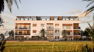 ZADAR, NIN - Apartma S1 v gradnji z vrtom in pogledom na morje
