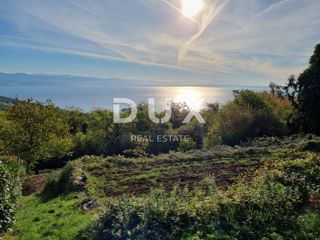 OPATIJA, IČIĆI, POLJANE - gradbeno zemljišče 17500m2 za turistične namene s pogledom na morje za hotel/butični hotel/motel/apartmaje/vile/hiše za najem - počitnice z bazenom - 7 minut od tunela Učka!