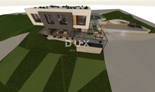 CRIKVENICA - Luksuzna naložba - gradbeno zemljišče s projektom vile in bazenom