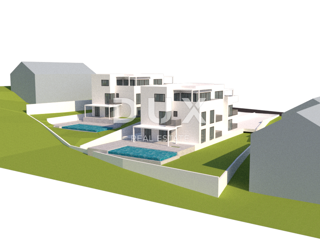 OPATIJA, IČIĆI - gradbeno zemljišče 2800m2 Z LOKACIJSKIM DOVOLJENJEM!! In s pogledom na morje za stanovanjski objekt - stanovanja/apartmaje