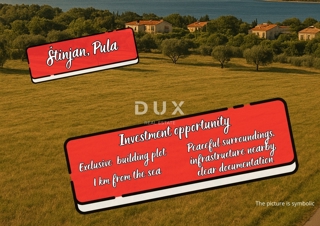 PULA, ŠTINJAN - Fantastično zazidljivo zemljišče
