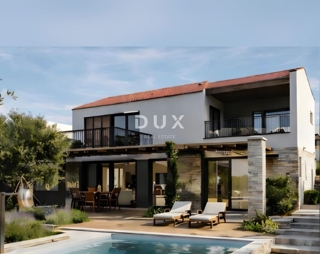 OTOK PAG, LUN - PRILOŽNOST! Zemljišče z gradbenim dovoljenjem za vilo