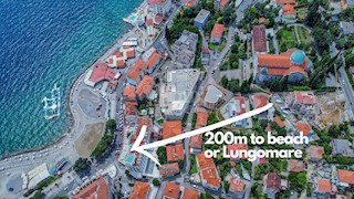 OPATIJA, CENTER - penthouse v centru Opatije z več terasami, panoramski pogled, garaža, 200 metrov od Lungomare