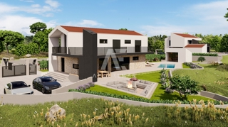 Malinska, okolica, novogradnja, mediteranska vila z ogrevanim bazenom!! ID 473