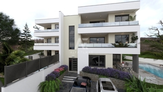 Vrbnik, Luksuzno stanovanje z bazenom in pogledom na morje! ID 643