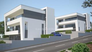 Mandre - apartma z bazenom in vrtom, blizu plaže