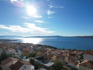 Crikvenica - apartma z bazenom in pogledom na morje
