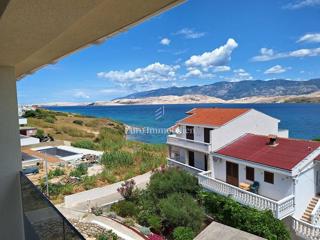 Mesto Pag-apartma z dvema terasama in pogledom na morje