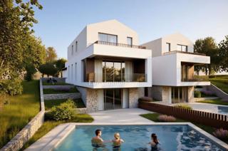 Vrbnik, okolica - hiša z bazenom in wellness centrom