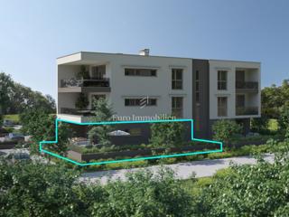 Peroj, novogradnja – stanovanje v pritličju z vrtom