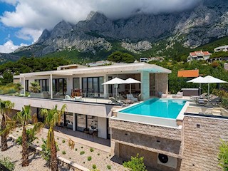 Luksuzna vila z bazenom in pogledom na morje, Makarska