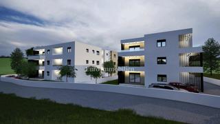 Vodice, Stanovanje S5 v novogradnji z razgledom na morje