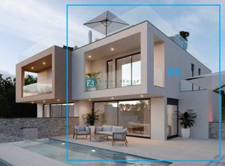 VODICE, nov projekt, luksuzno stanovanje, panoramski pogled na morje, bazen, strešna terasa, S1