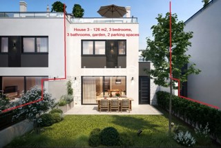 Poreča - Vrstna hiša le 2 km od morja