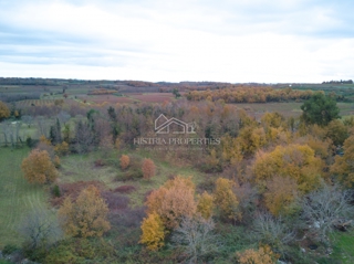 Pravilno oblikovano zemljišče s pogledom na morje v bližini Poreča