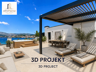 Okrug Gornji, LUX PENTHOUSE / TERASA 105m2 / POGLED / Video-Preberi opis