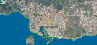 Zemljišče, prodaja, Tribunj, 842 m2, zazidljivo zemljišče