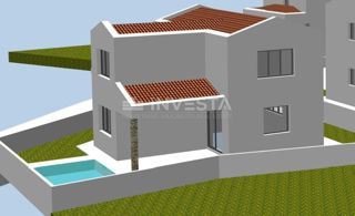 Vodnjan, zemljišče 305m² s projektom za gradnjo hiše 170m²