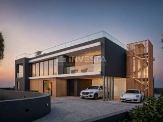 Medulin, impresivna vila ob morju z strešno teraso