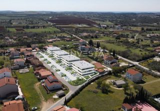 Okolica Pule, dvosobno stanovanje v 2. nadstropju novogradnje, parkirišče