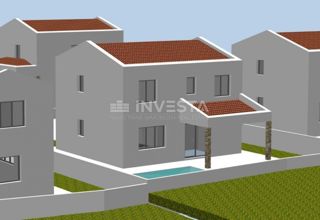 Vodnjan, zemljišče 323m² s projektom za gradnjo hiše 165m²