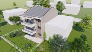 Valbandon, stanovanje v 2. nadstropju, 2 spalnici + dnevna soba, 650 m od morja