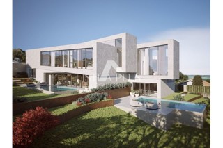 Istra, Poreč 10 km - Gradbeno zemljišče s pogledom na morje in pridobljenim gradbenim dovoljenjem