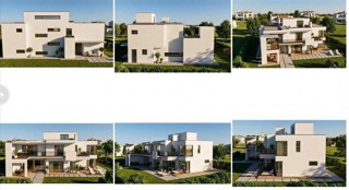 Istra, Poreč 9km - Gradbeno zemljišče (POGLED NA MORJE) z veljavnim gradbenim dovoljenjem in infrastrukturo