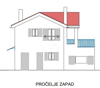Svetvinčenat, okolica, zazidljivo zemljišče s projektom