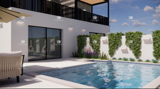 Umag, Valica, luksuzni duplex z bazenom 143 m2, 3SS+DB