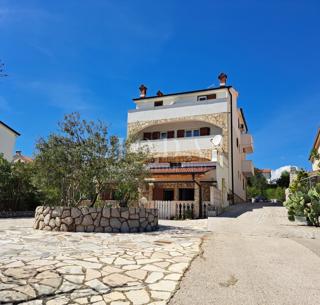 Otok Krk - apartmajska hiša s čudovitim pogledom na morje