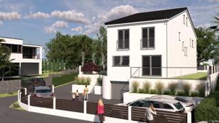 Novogradnja Malinska - moderna hiša dvojček 