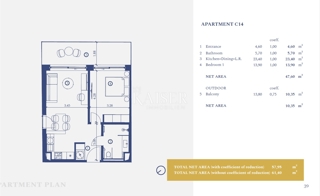 Istra, Umag, Savudrija - stanovanje 61m2, v luksuznem naselju, primerno za invalide