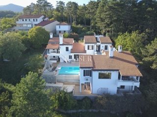 Opatijska riviera, vila z bazenom in panoramskim pogledom na morje