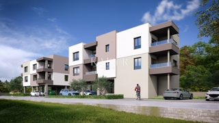Šibenik, Brodarica - enosobno stanovanje 62,87 m2 v novi stavbi v bližini plaže Rezalište