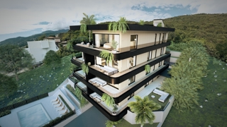 Ekskluzivni penthouse v Ičićih - življenje v srcu mediteranske elegance s pogledom na morje