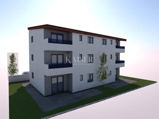 Povljana, pritličje S2, vrt in terase, novogradnja