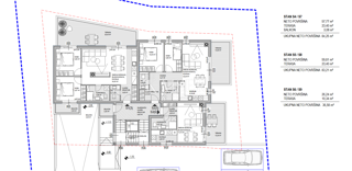 Sukošan S7 — 2 spalnici, terasa 23 m² + balkon