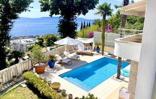 Opatija, Ičići - Čudovita družinska vila z bazenom 200 m od morja