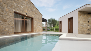 Istra - Barban, nova enonadstropna hiša z bazenom