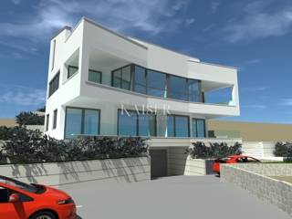 Otok Krk, Punat - zemljišče 914 m2 s projektom