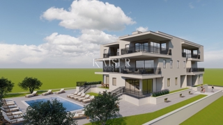 Istra, območje Umaga - stanovanje 82m2, novogradnja 500m od morja