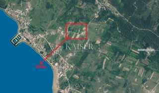  Zazidljivo zemljišče Ljubač, Ražanac, 615m2