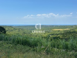 Building plot with building permit and sea view in the vicinity of Buje